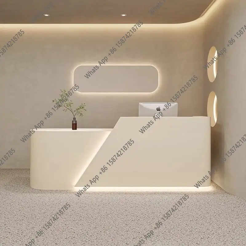 DC MT White Drawers Reception  - Office Furniture Logo recension och pris