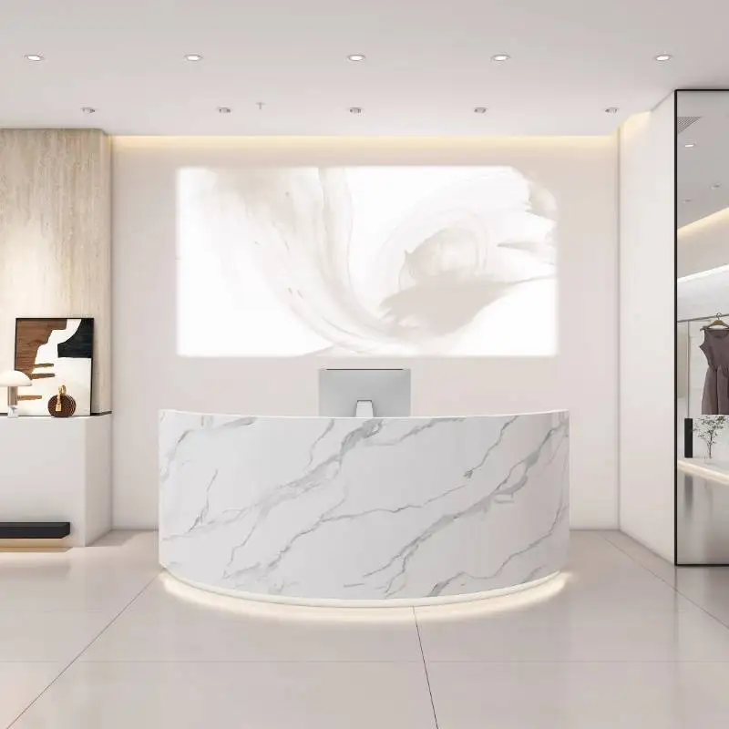Design Logo Reception Desks Be - Office Furniture Logo recension och pris