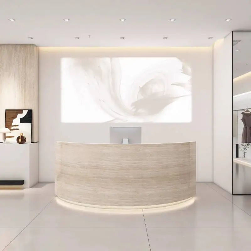 Design Logo Reception Desks Be - Office Furniture Logo recension och pris