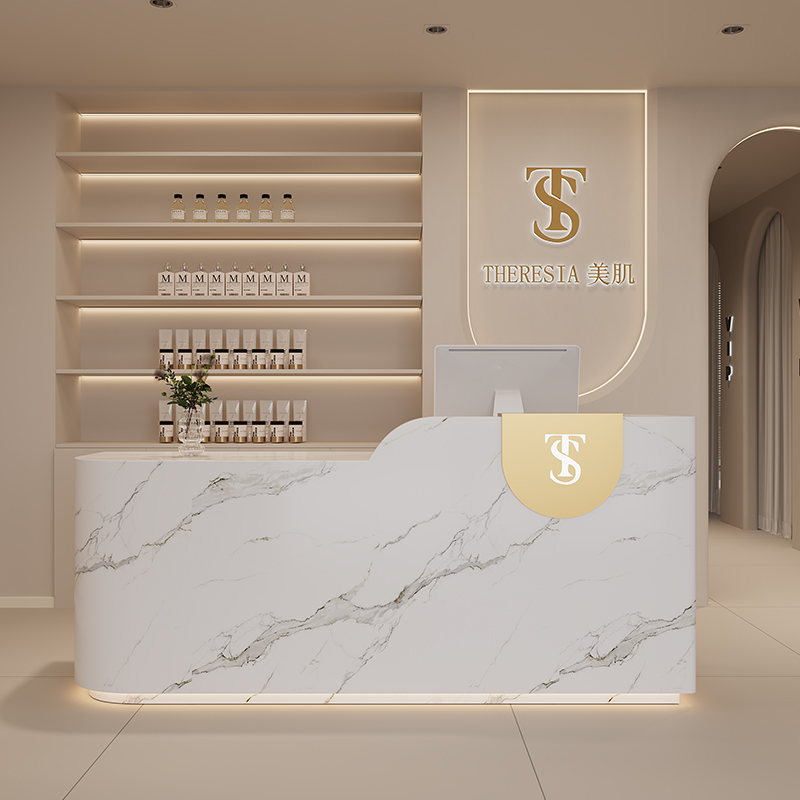 Large Counter Logo Reception D - Office Furniture Logo recension och pris