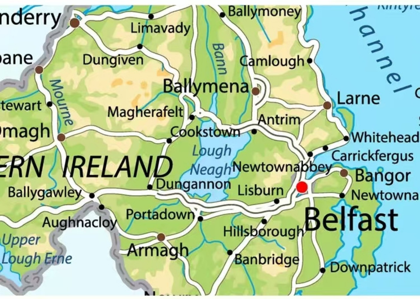 Large HD UK Map Posters Prints - Office Furniture Uk recension och pris