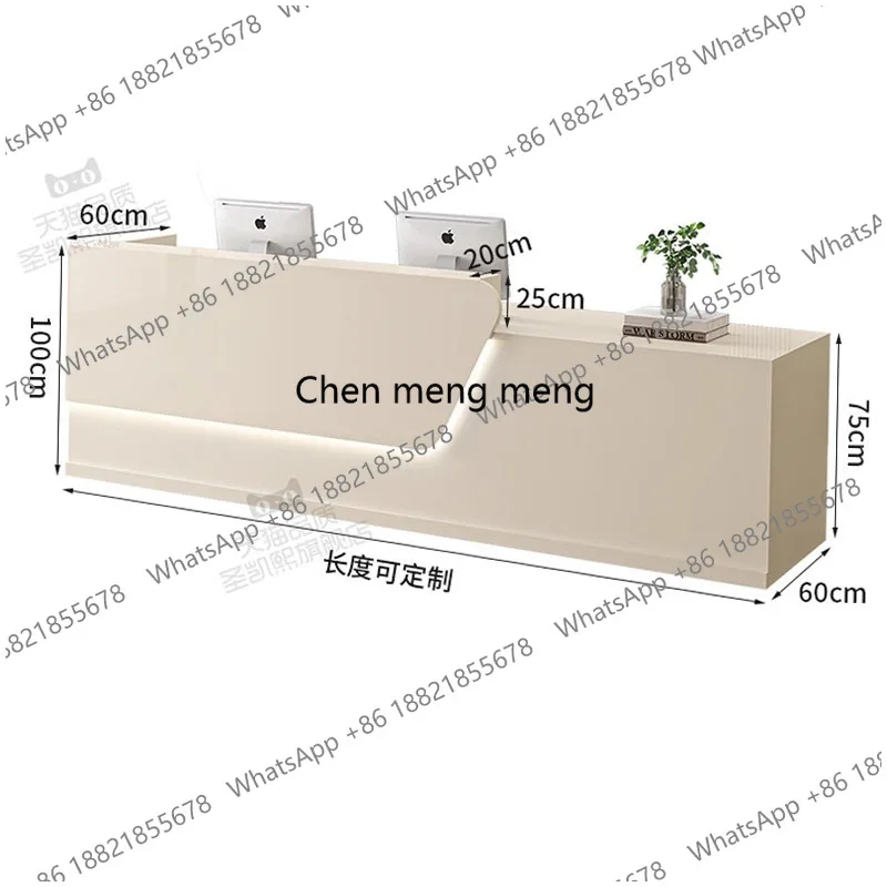 F182 Salon Modern Reception De - Office Furniture Logo recension och pris