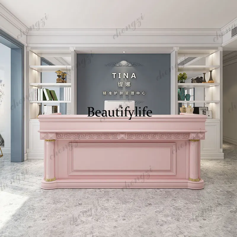 A139 Large Beauty Clinic Recep - Office Furniture Logo recension och pris