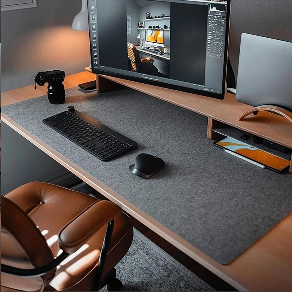 Felt Desk Mat Computer Mat for - Office Furniture China recension och pris