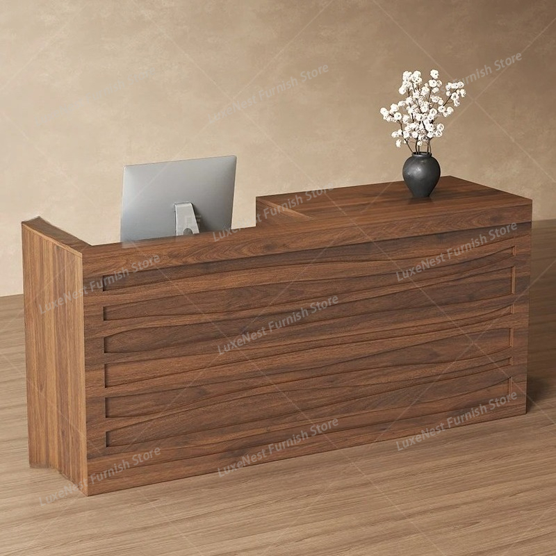 Office Beauty Reception Desk L - Office Furniture Logo recension och pris