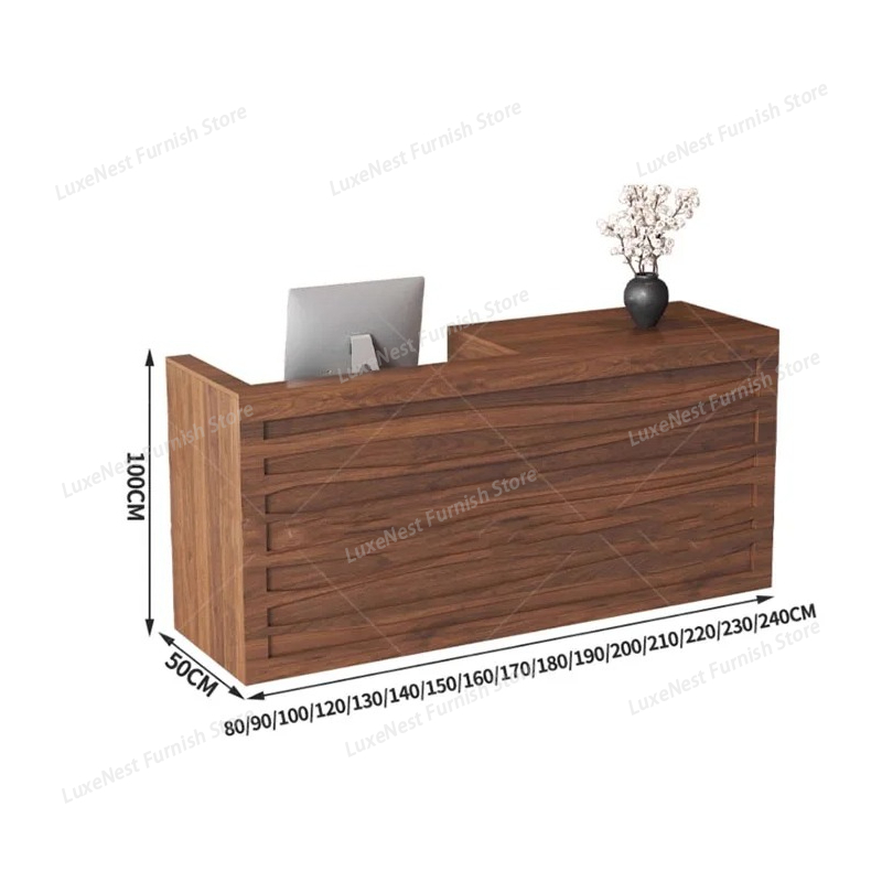 Office Beauty Reception Desk L - Office Furniture Logo recension och pris