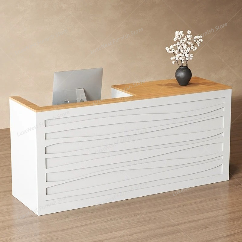 Office Beauty Reception Desk L - Office Furniture Logo recension och pris