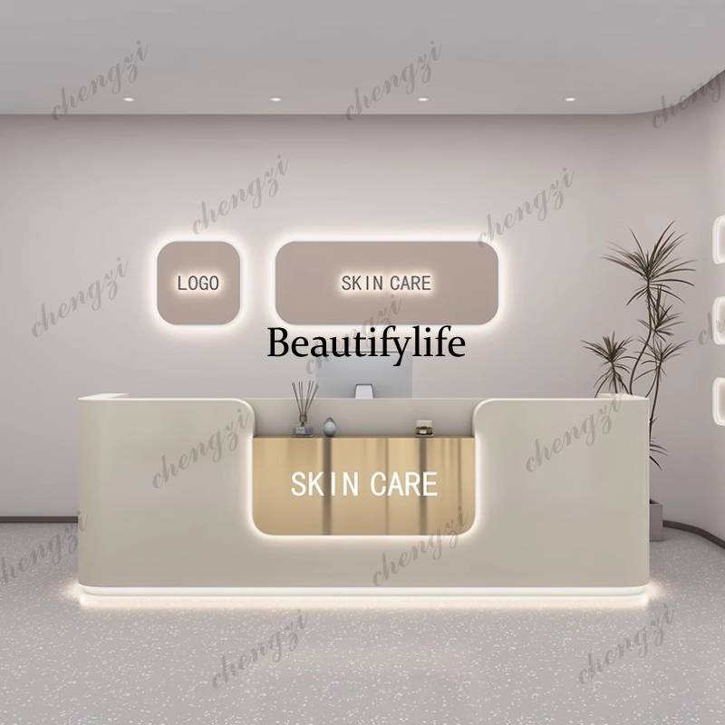 A68 Logo Beauty Reception Desk - Office Furniture Logo recension och pris