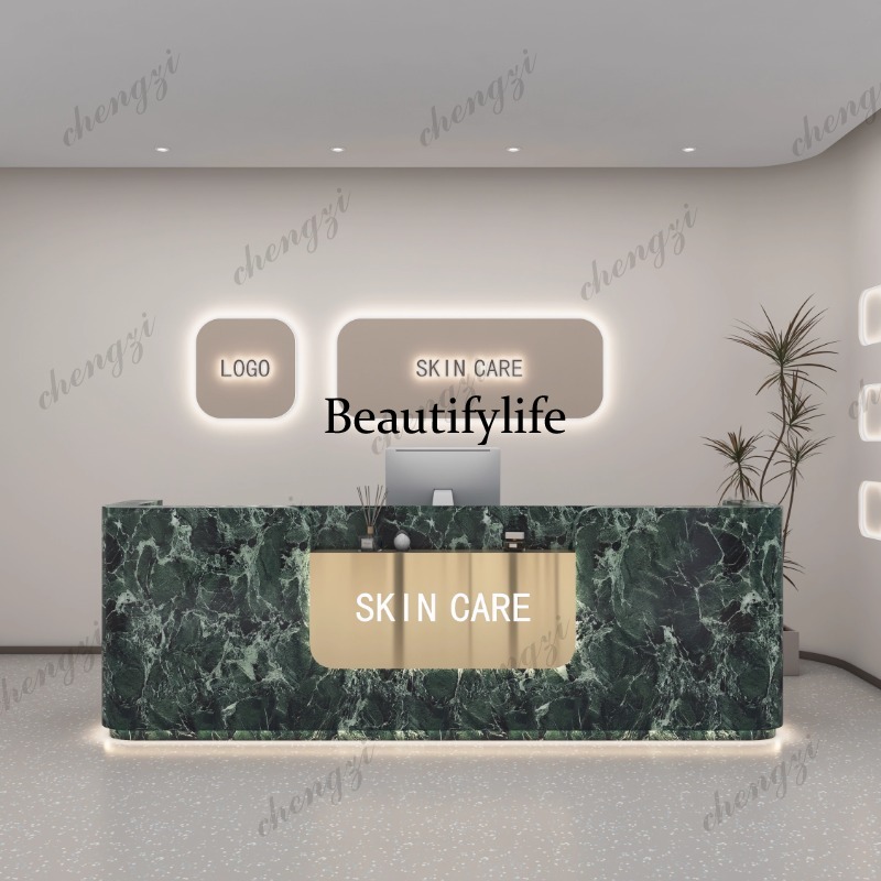 A68 Logo Beauty Reception Desk - Office Furniture Logo recension och pris