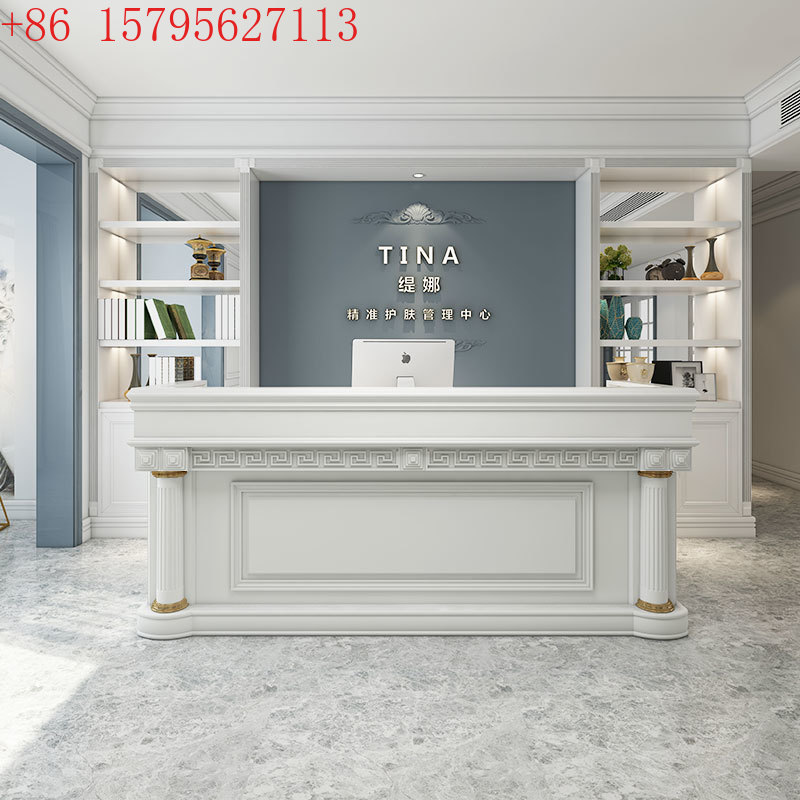 Large Beauty Clinic Reception  - Office Furniture Logo recension och pris