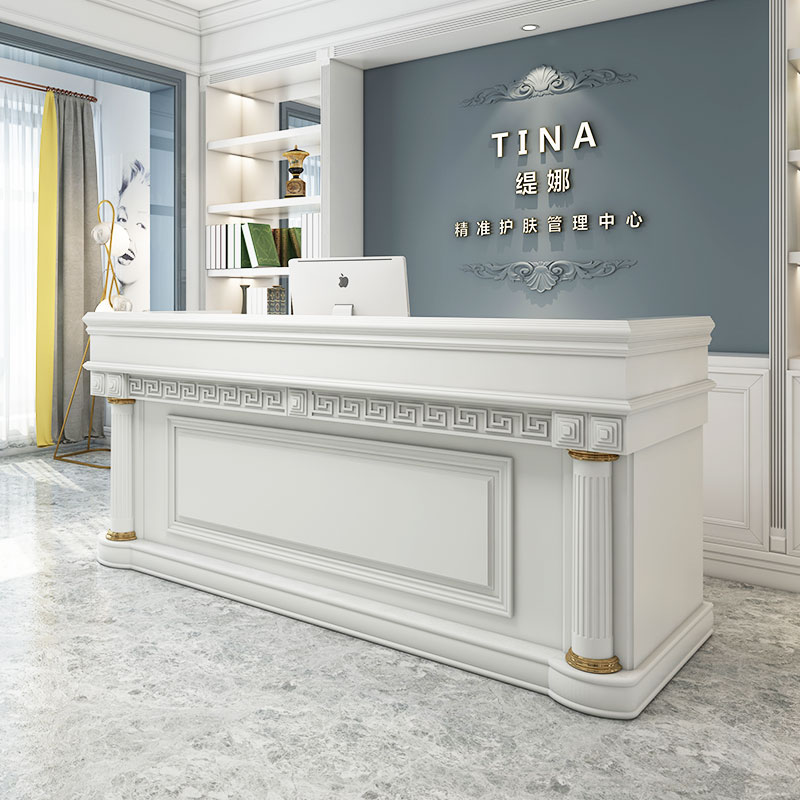 Large Beauty Clinic Reception  - Office Furniture Logo recension och pris