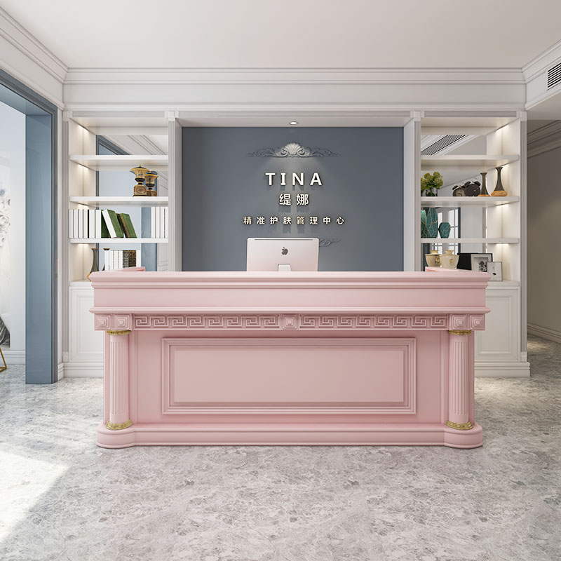 Large Beauty Clinic Reception  - Office Furniture Logo recension och pris