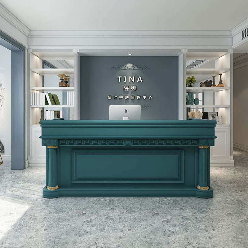 Large Beauty Clinic Reception  - Office Furniture Logo recension och pris