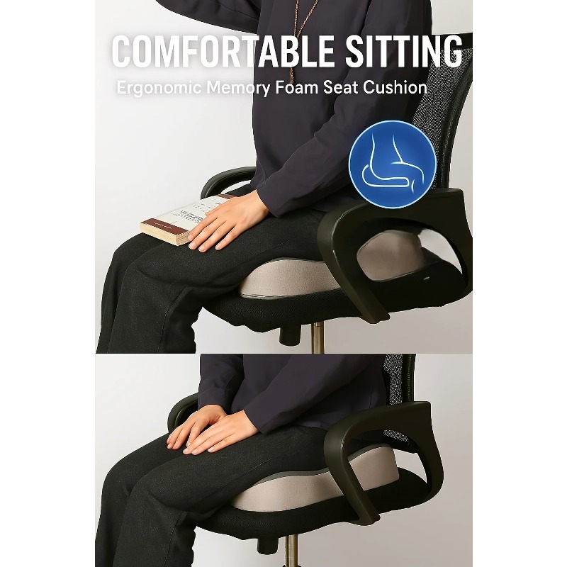 1 Pcs Ergonomic Memory Foam Se - Office Furniture Ideas recension och pris