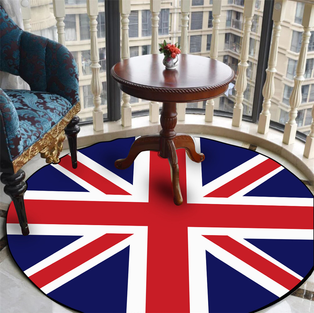 UK British Flag Print Round Ca - Office Furniture Uk recension och pris