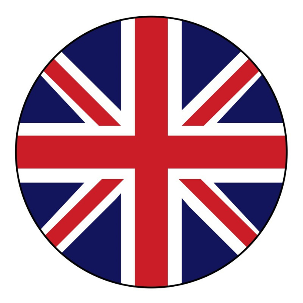 UK British Flag Print Round Ca - Office Furniture Uk recension och pris