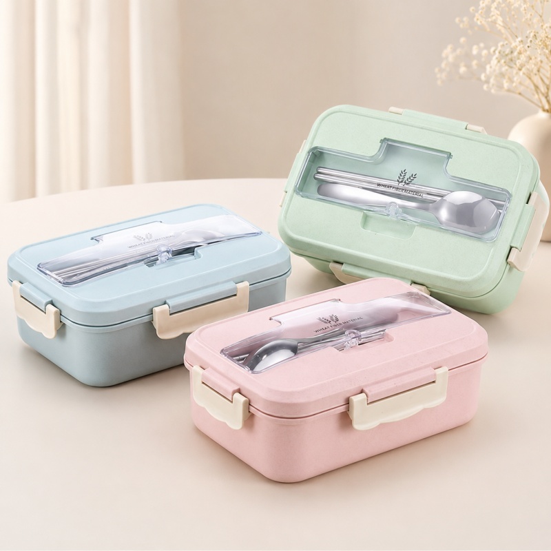 Wheat Straw Lunch Box Microwav - Office Furniture China recension och pris